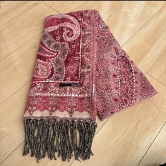 Fanakaマフラー,ウール100%手提げ鞄,マフラー３点まとめ売りの画像