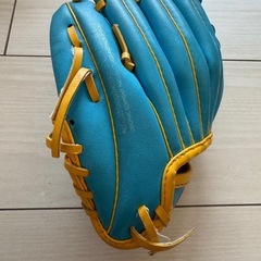 	【練習用に】キッズグローブ 水色×黄色｜引き取り希望 の画像