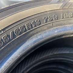 YOKOHAMA iG60 155/65R13 4本 軽自動車サイズ バリ山の画像