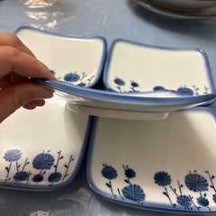 魚用　お皿　5枚の画像