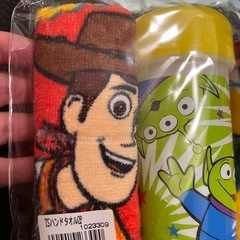  トイストーリー ハンドタオル2枚セット＋ボトルケース （新品・未開封）  の画像