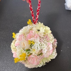 和風 ボールブーケ（手まりブーケ） ハンドメイド品の画像