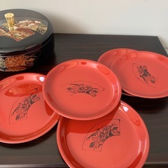 盆月菓子器　器　茶菓子の画像