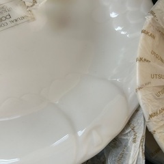 ウツワカン　白い皿　4枚　新品の画像