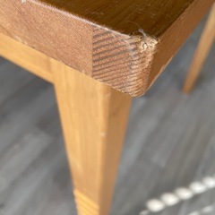 天然木ダイニングテーブル　良品計画 の画像