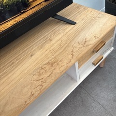 天然木テレビ台(山善)の画像