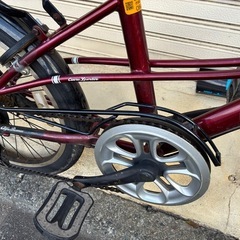 【整備済】20インチ ミニベロ アルファロメオ6段ギア オートライト付きの画像