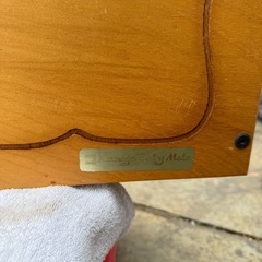 スヌーピー　木製収納ベンチ　ウッドベンチ　kosuga baby mate 椅子 小物入れ イス 昭和レトロの画像