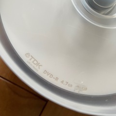 DVD-R TDK レーベル印刷 80枚以上 差し上げますの画像
