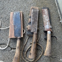 なた　鉈　3丁(鞘付き)　の画像