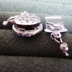 11/16受付〆 シルバー金具　ネックレスペンダントの留め具の画像