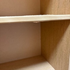 3段カラーボックス　ナチュラルカラーの画像