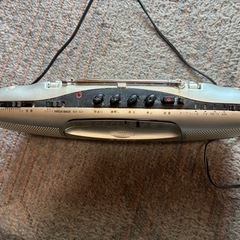 ラジカセ　ラジオ、カセットてーふテープの画像