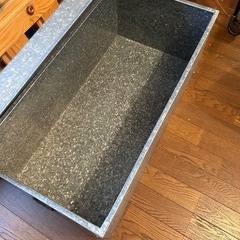 インダストリアル　古材　収納ケースの画像