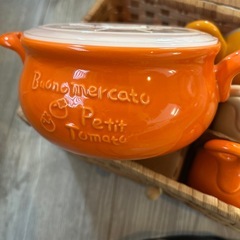 レンジ蓋付き陶器の皿　新品　セットの画像