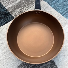 ★美品★VISIONSフライパン 28cm 深型 IH対応 GOLD Coating ディープパン★イオン★の画像