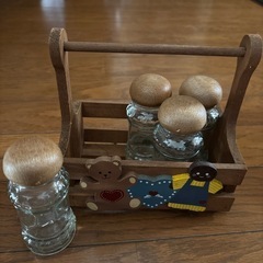 カントリー雑貨　　調味料入れの画像