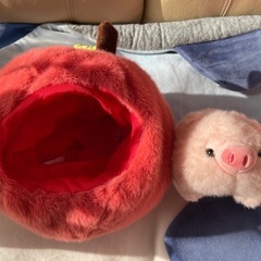 NEW 新品 りんご ぶた ぬいぐるみの画像