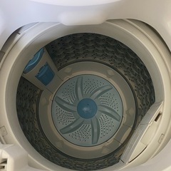 【無料✨】TOSHIBA洗濯機7kg（2017年製）お譲りします 【11/30(日) or 12/1(月) 引き取り限定】の画像