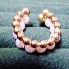 16日受付〆 新品未使用 イヤーカフス（片耳イヤリング）とブローチの2点セットの画像