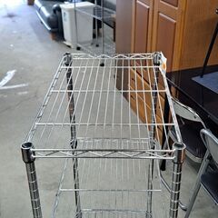 【リサイクルショップどりーむ天保山店】No.4903　メタルラック　写真参照🎵　おすすめ商品です(≧▽≦)　美品ですよ～🎵　キャスター付きで便利🎵の画像