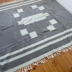 ベルメゾン綿100%ラグ サイズ185×185