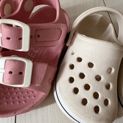 女の子　サンダル　3点セットの画像