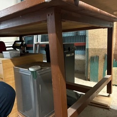 作業台　木製　机　の画像