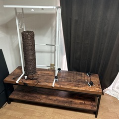 ニトリ テレビ台［ステイン ］ニトリ　ランプ、ゴミ箱上ラック