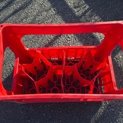 ⭐️レアなコカコーラ1リットル瓶用P箱　昭和レトロ⭐️の画像