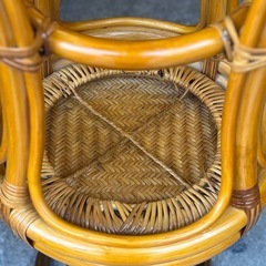 ラタン 籐 スツール 丸椅子 ラタンチェア ナチュラル 竹家具 バリ風 アジアン家具 インテリア 什器 rattan stool chair natural asian furniture interiorの画像