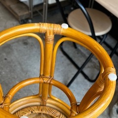ラタン 籐 スツール 丸椅子 ラタンチェア ナチュラル 竹家具 バリ風 アジアン家具 インテリア 什器 rattan stool chair natural asian furniture interiorの画像