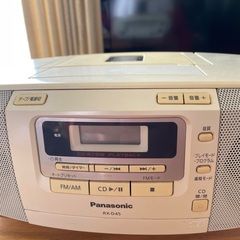 ラジカセ　テープ　CD   ラジオの画像