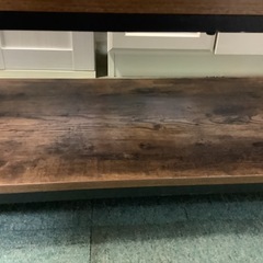 【リサイクルサービス八光】幅120㎝　ニトリ　ローボード　ステイン120N 50型まで対応の画像