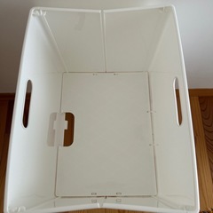 伊勢藤(ISETO)  ランドリーバスケット 折りたたみ&脚付きバスケット  ACOT の画像