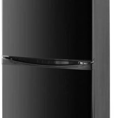 アイリスオーヤマ 冷蔵庫 142L ブラック 幅50cm IRSD-14A-B 2ドア 右開き 直冷式 BIG冷凍室 新生活 一人暮らしの画像