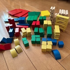 【木製おもちゃ】ドイツ製 木製つみきの画像