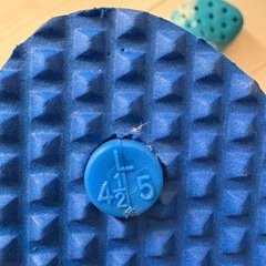 青　サンダル16cm ベビー用島ぞうりの画像