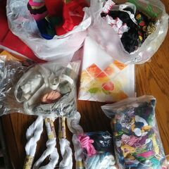 裁縫　手芸セット　布　などの画像