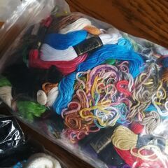 裁縫　手芸セット　布　などの画像