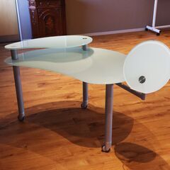 ガラステーブル　ディスプレイ用の画像