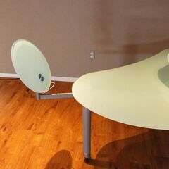 ガラステーブル　ディスプレイ用の画像