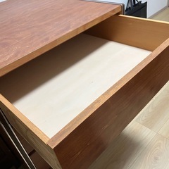 【無料】木製　タンス　4段の画像