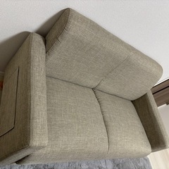 Emma 2人掛けコンパクトソファ[ベージュ]の画像