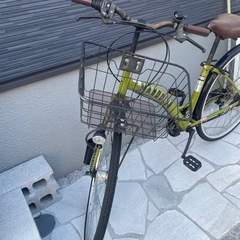 6段ギア付き27インチ自転車《整備済み、両輪タイヤ新品》の画像