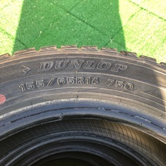 155/65R14  中古スタッドレス タイヤ　4本　②の画像