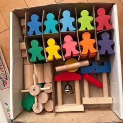 【木製おもちゃ】木の知育玩具 ドキドキドミノの画像