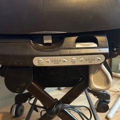 ゆらリズム　ベビー　ゆりかご　ベビーベッド　ベビーチェア　ブラウンの画像