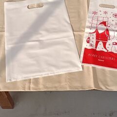 クリスマス柄ショプバック2種18枚の画像