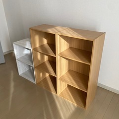 カラーボックス3個セットの画像